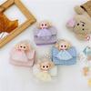 Adorable Korean Style Cartoon Doll Handbag For Girls In Cute Colors And Breathable Fabric