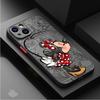 Милый Чехол для Телефона Микки Минни для Apple iPhone 15 16 Pro XS Max 13 14 Plus XR SE 7 8 12 11 Pro plus Матовый