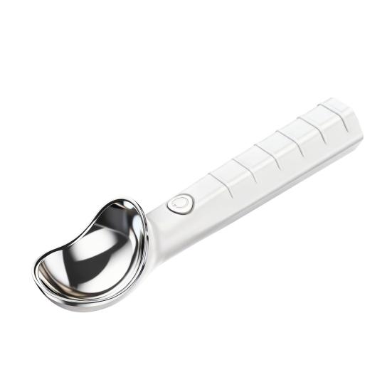 Electric Heated Ice Cream Scoop, Rechargeable Stainless Steel Spoon, Nonstick Ice Cream Scooper for Hard Ice Cream Gelato Yogurt