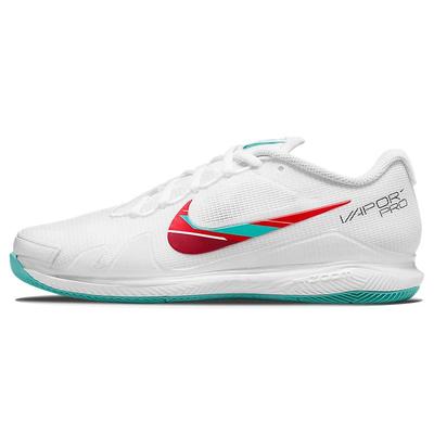 Court Air Zoom Vapor Pro Белый Красный Хабанеро Вымытый Бирюзовый Женские Кроссовки Гранат CZ0222-136