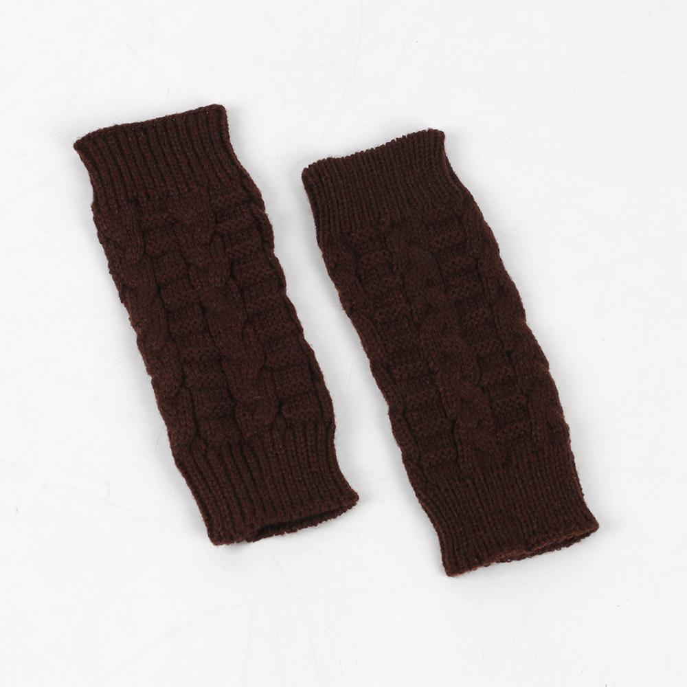 Теплые женские перчатки без пальцев, зимние перчатки без пальцев, классические варежки на запястье для женщин