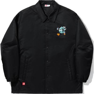 Li Ning Серия Скейтборд Принтованная Свободная Удобная Повседневная Хлопковая Куртка Унисекс Куртка Черная AJMU217-2