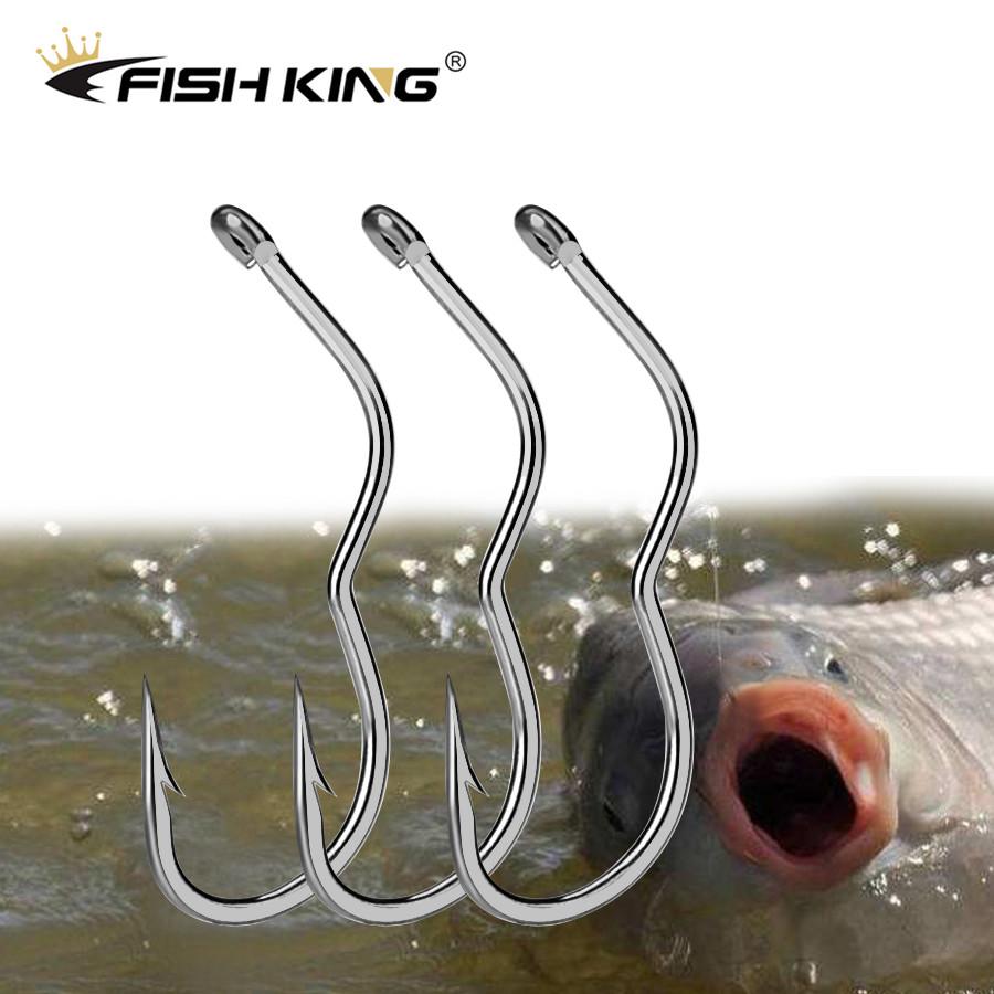 Новое изобретение, размеры 6 #-13 #, 12 шт./упак., рыболовные крючки из высокоуглеродистой стали, острые самореверсивные крючки с колючками для ловли карпа