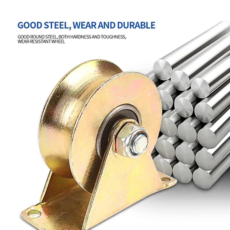 4 шт. V-образное колесо с подшипником, цветное покрытие, домашняя фурнитура, жесткое колесо, V-образное колесо для роликов раздвижной двери