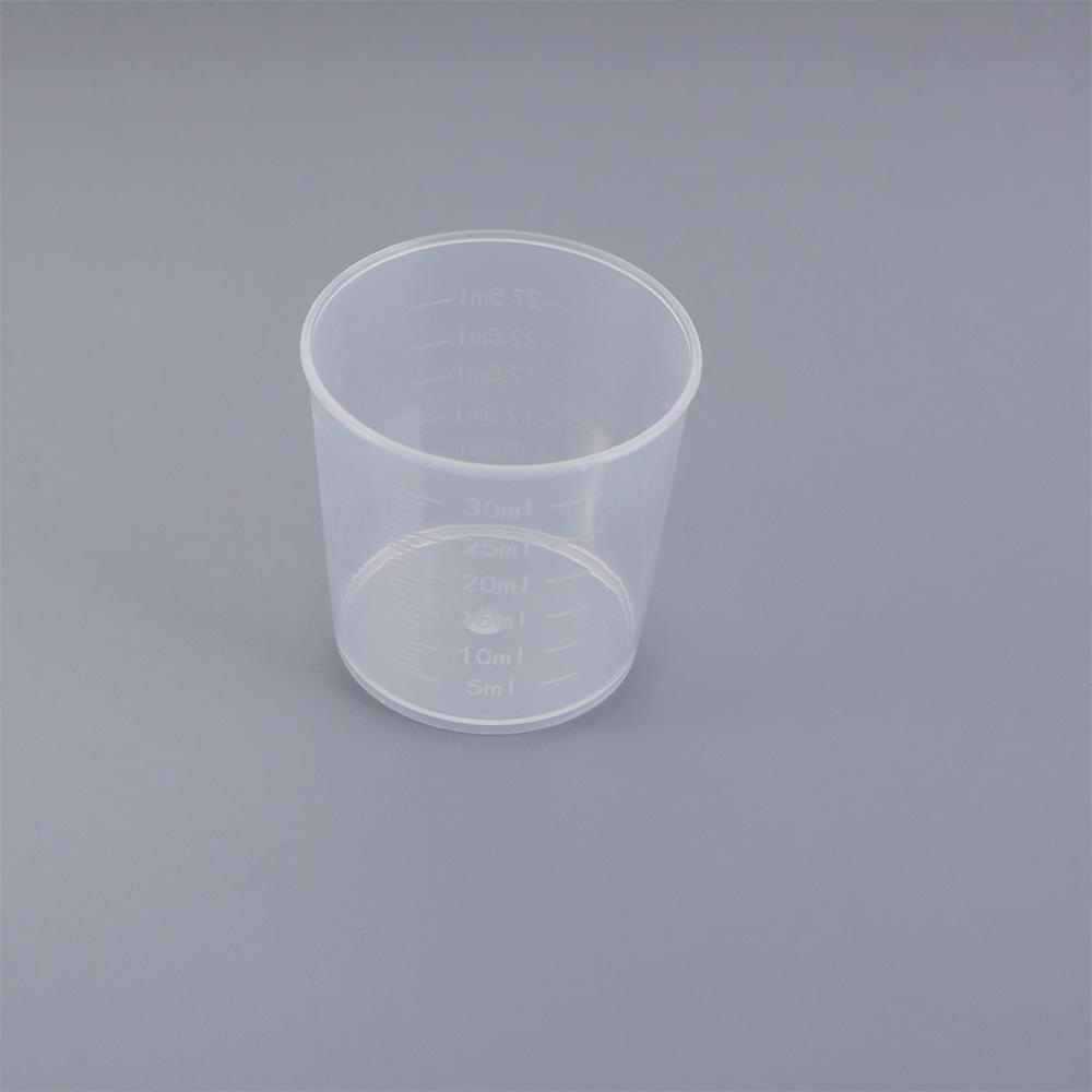 Paint Plastic Medicine Pills Resin Graduated Cups Measuring Tool Scale Cups Container