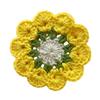 Handmade Crochet Flower Coaster Heat-Resistant Cup Mat for Mugs Glasses Soft