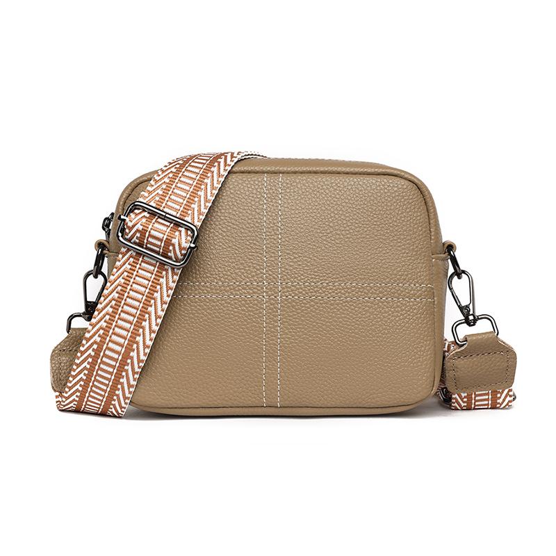 Настоящая кожаная сумка через плечо для женщин, высококачественные кожаные сумки, простой кошелек для телефона Zero