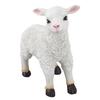 Статуэтка овцы ручной работы, реалистичная фигурка в форме ягненка, смола, садовая скульптура для внутреннего и наружного украшения