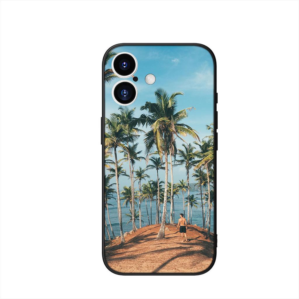 Phone Cover for Apple iPhone 17 16 15 11 Pro XS Max XR 6 7 8 Plus + SE 2020 5 16E Case Mountain Sea Beach Travel Ocean Casing
