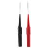 1 пара тестовых щупов, игла для прокалывания изоляции для мультиметров, красный, черный цвет
