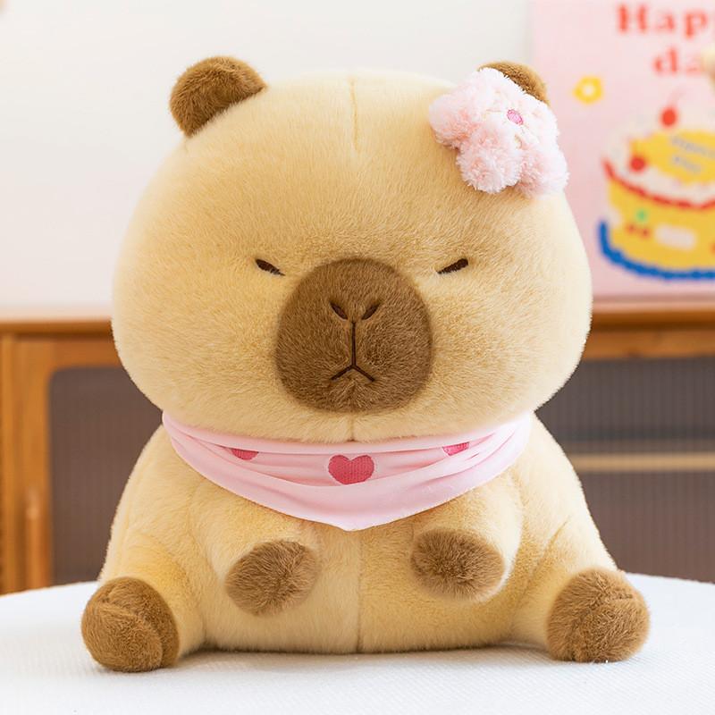 Capybara Plush Toy With Soft Pp Cotton Fill For Kids And Collectors
