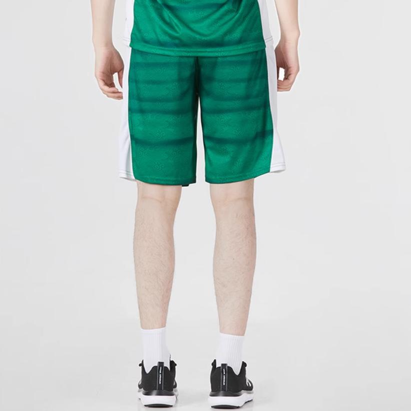Under Armour Color Block Logo Print Basketball Knit Shorts Men Shorts Green 22500203-305