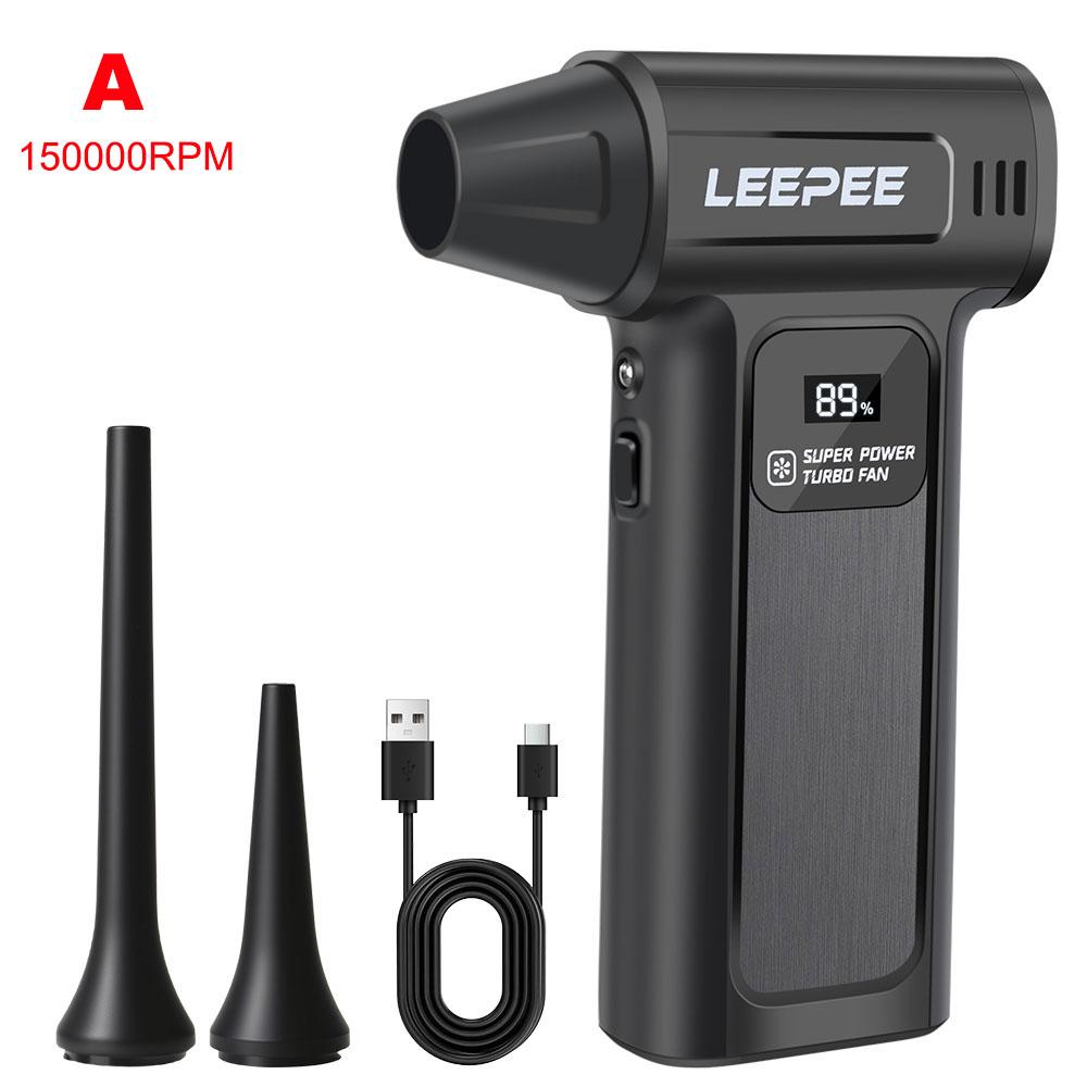 Strong Blowing 130/150,000RPM Turbo Jet Fan For Household Clean Brush Air Duster BBQ Air Blower Car Pillow Mat Inflator Air Pump