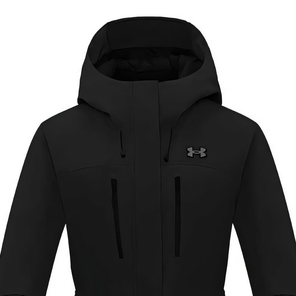 Under Armour Storm Urban Outdoor Series Stylish Simple Trendy Down Jacket Women Outerwear Dark-Black 14422251-0033