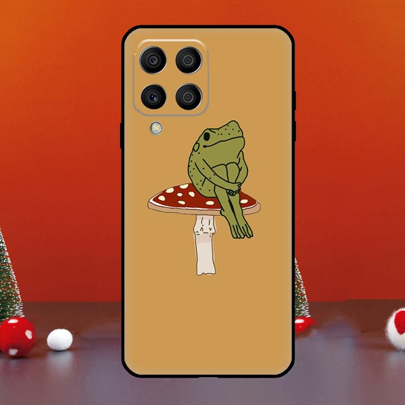 Гриб лягушка Для Samsung Galaxy M33 M13 M35 M53 M11 M21 M31 M55 M15 M14 M34 M54 M12 M32 M52 M06 M16 Чехол
