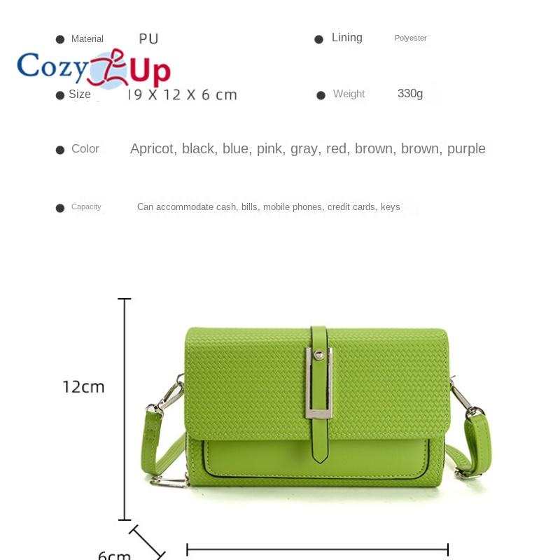 Cozy Up Mobile Phone Bag, Student Flip Cover, Women's Bag, Single Shoulder Crossbody Small Square Bag
