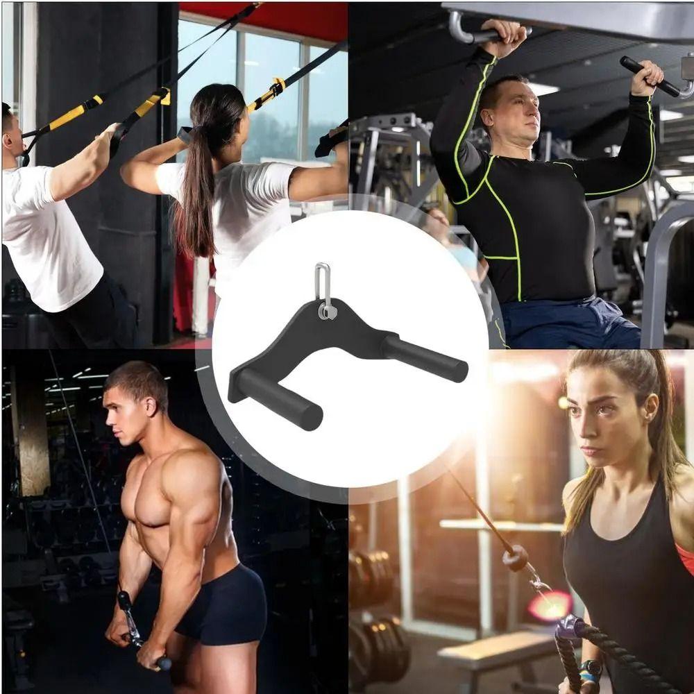 Anti-Slippery Lat Pull Down Bar 2nd Generation Curl Triceps Press Down Bar  Fitness