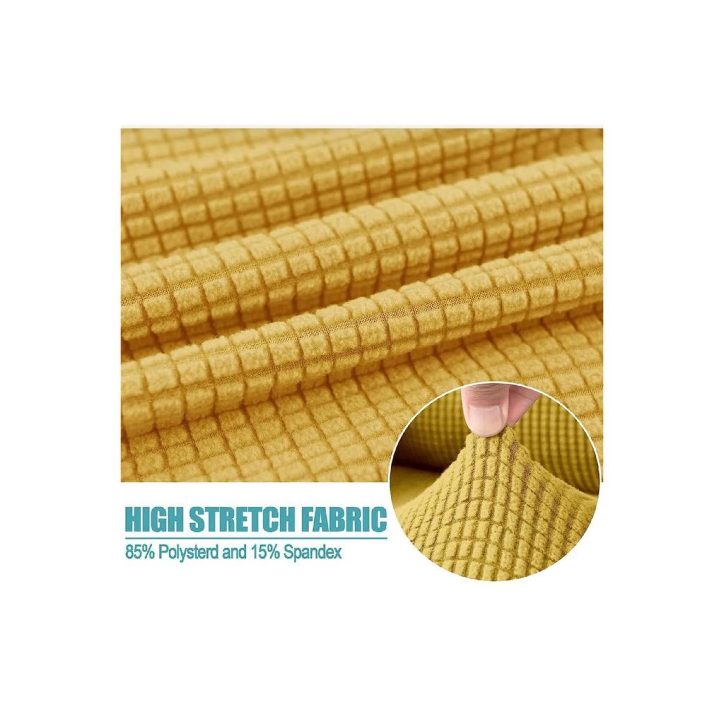 Лайкра, стрейч, эластичный, гибкий, моющийся, трехместный чехол для дивана с квадратным узором, чехол для дивана