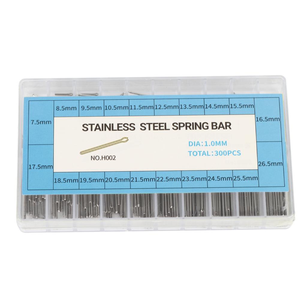 1.0mm Split Pins Bars Wristwatch Strap Split Pins 304 Stainless Steel Watch Parts 7.5mm‑26.5mm