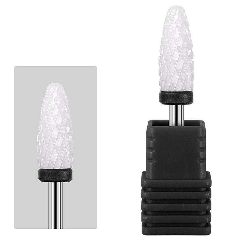 Ceramic Carbide Nail Drill Bits Milling Cutter For Manicure Set Mill Brush Manicure Machine Accessories for Removing Gel Varnish