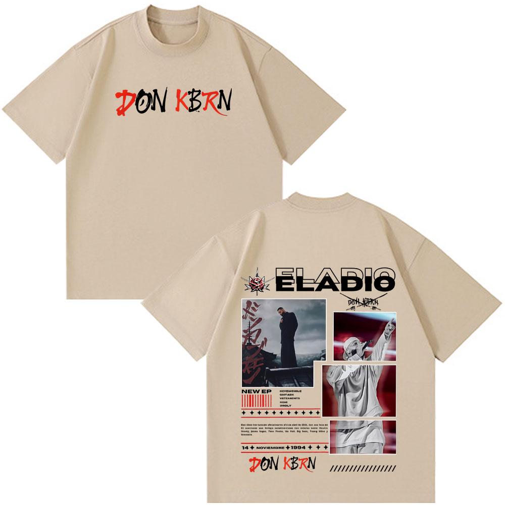 Eladio Carrion DON KBRN 2025 Album Graphic T-shirts Men Women Clothing Fashion Hip Hop Tshirt Casual Cotton Short Sleeve T-shirt3