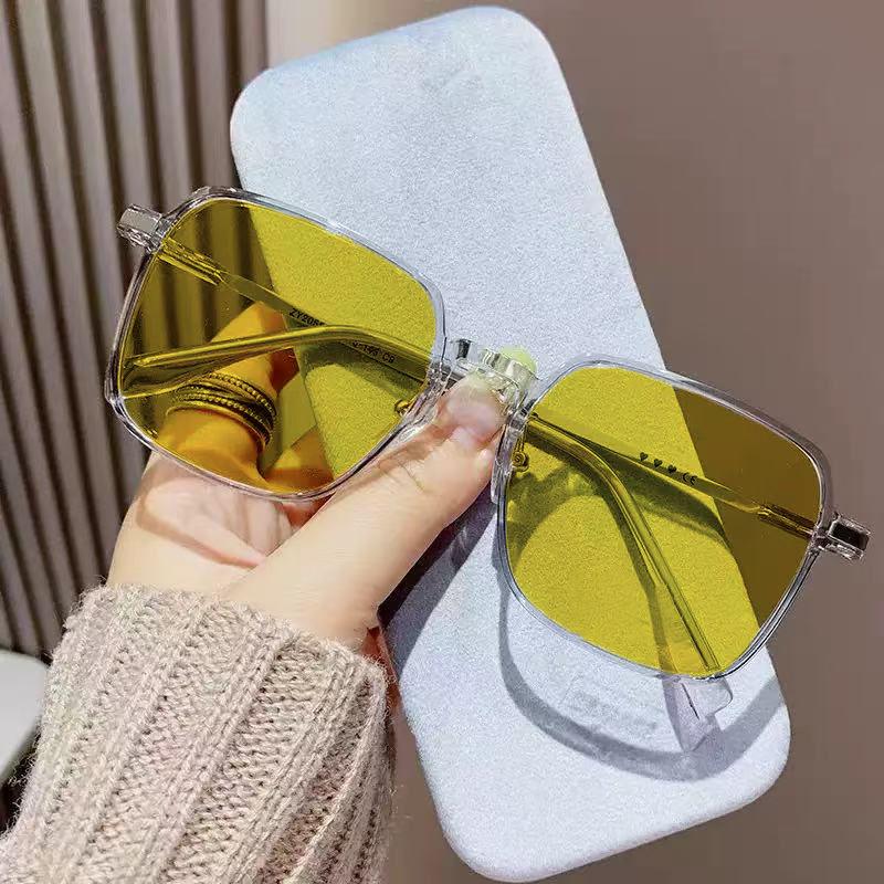 Модные популярные оверсайз очки для ночного видения при близорукости для женщин и мужчин, дневные и ночные, для ближнего зрения, улучшающие видимость при вождении ночью