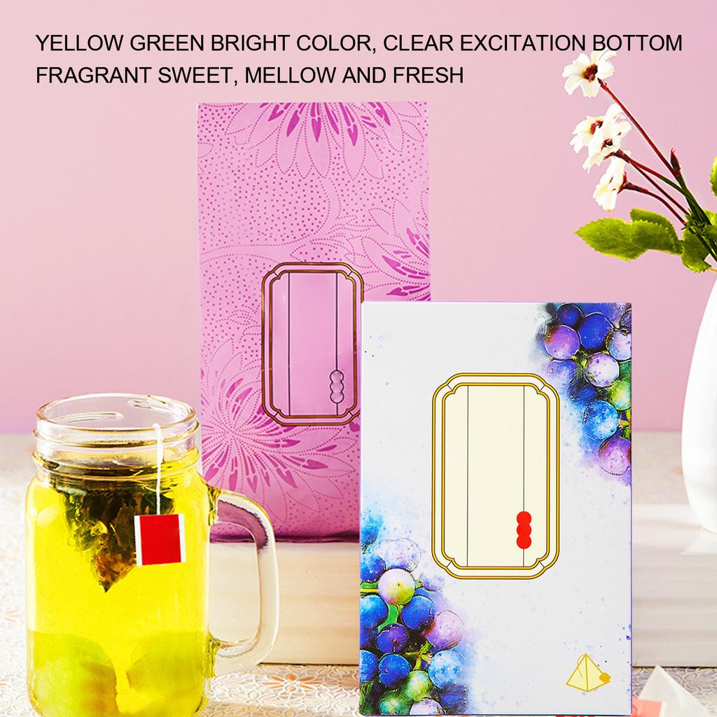 Grape Oolong Tea 24 Count Cold Brew Fruit Tea Bags Leisure Drinks for Morning Afternoon Free Time