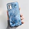 Phone Case For ZTE Libero 5G III A202ZT / Libero 5G II A103ZT Casing Fashion Butterfly Flower Black Soft TPU Case Silicone Cover