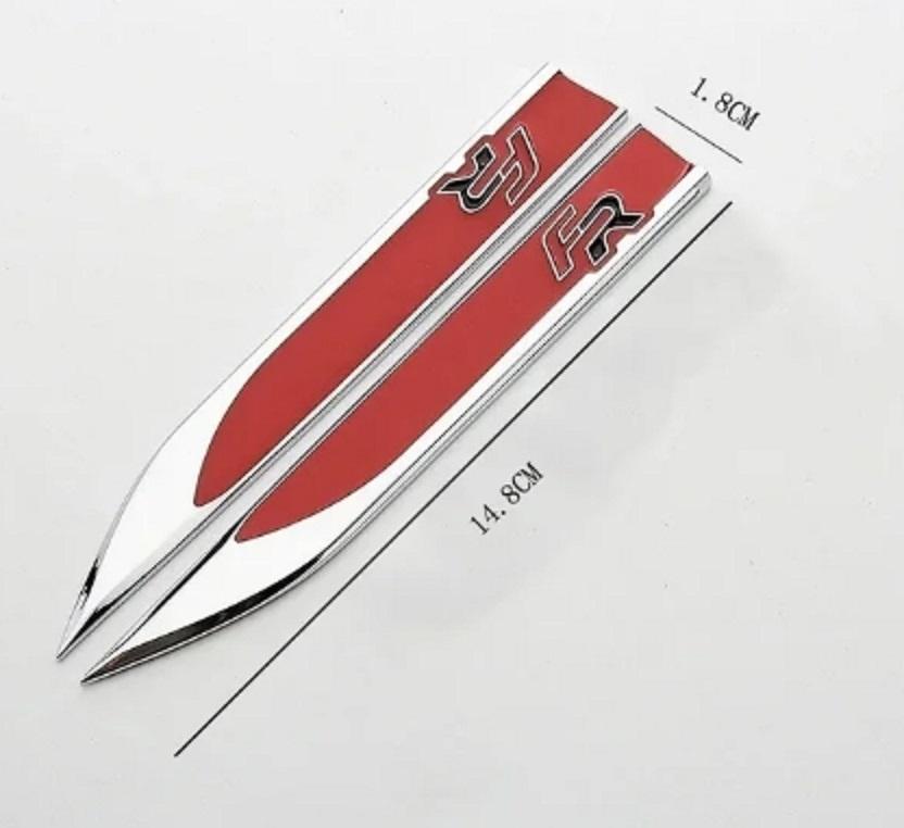 2 шт. наклейки сиденья аксессуары для стайлинга автомобилей автомобильные панели боковые этикетки лезвия декоративные наклейки персонализированные наклейки для автомобиля