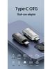 USB-C OTG Адаптер для Зарядки и Наушников, Совместим с Apple 15 и Телефонами на Android Huawei, Поддержка PD 10 Вт.
