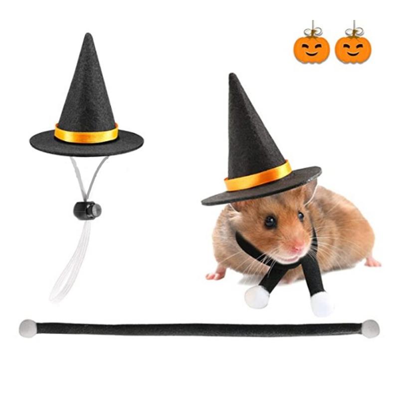 Шляпа ведьмы волшебника из петрового войлока с эластичной лентой, портативная шляпа для волшебного украшения для вечеринок на Хэллоуин