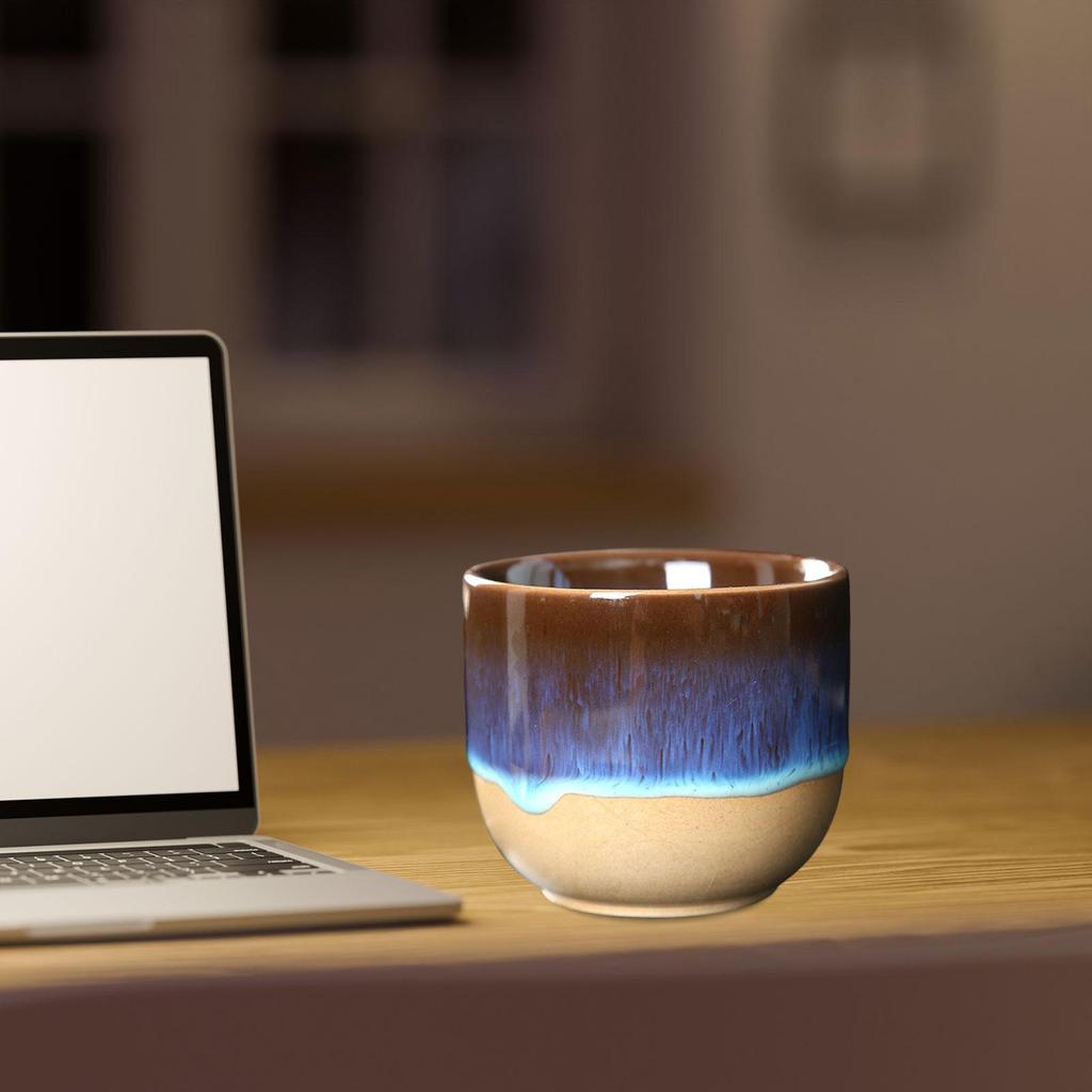 Ceramic Cups Porcelian Tea Set 150ml,Yerba Mate Teacup for Tea Water Cappuccino