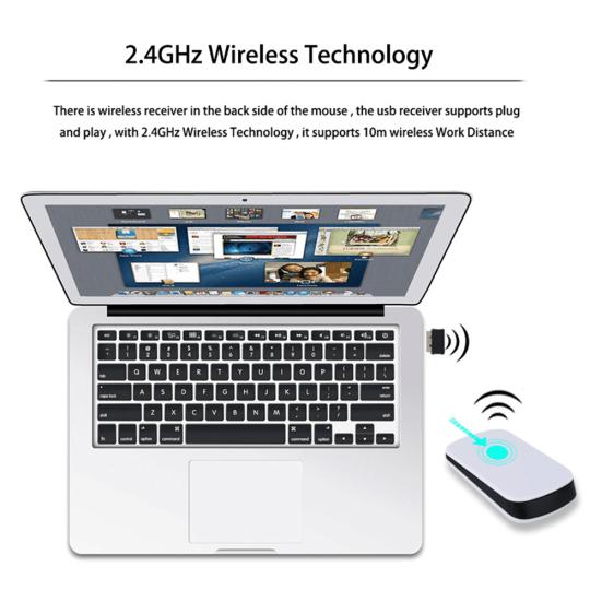 Универсальная Оптическая Беспроводная Мышь 2.4G Touch 1200DPI Mini для ПК Компьютера Ноутбука