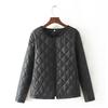 Women Autumn and Winter Plus Size Stand-up Collar Loose Thermal Jacket Light Padded Jacket