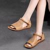 Fashion Retro Wasteland Style Sandals Women's Summer 2025 New Casual Flat-heeled Bag Heel Open-toed Non-slip Sandals Women