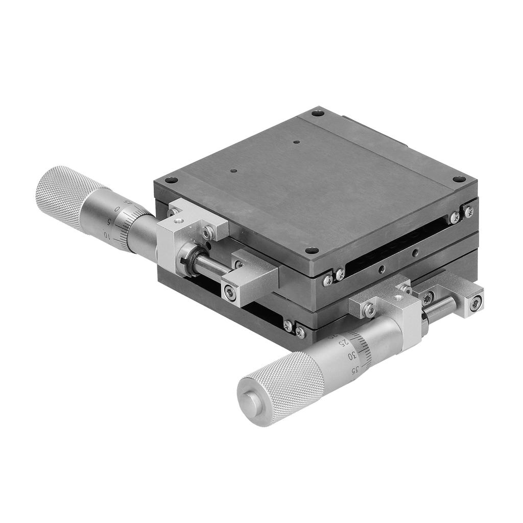 Linear Stage Manual Twist FineTune Platform Ball Guide Sliding Table XYSG80 80x80mm