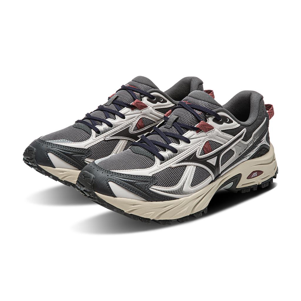 Mizuno Fiyi Tl V2 Outdoor Non-Slip Durable Casual Comfortable Versatile Running Shoes Unisex Sneakers Lead-Gray D1GH251909