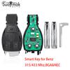3 Buttons Smart Key For Mercedes Benz Car Remote Auto Remote Year 2000+ /315MHz/433.9MHz /BGA/NEC