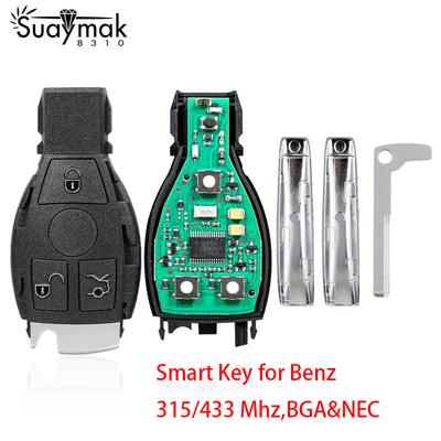 Смарт-ключ с 3 кнопками для Mercedes Benz, автомобильный пульт дистанционного управления, автоматический пульт дистанционного управления, год 2000+/315 МГц/433,9 МГц/BGA/NEC