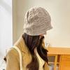 Women's Woven Slouchy Hat Autumn and Winter Warm Korean Niche High-End Beanie Versatile