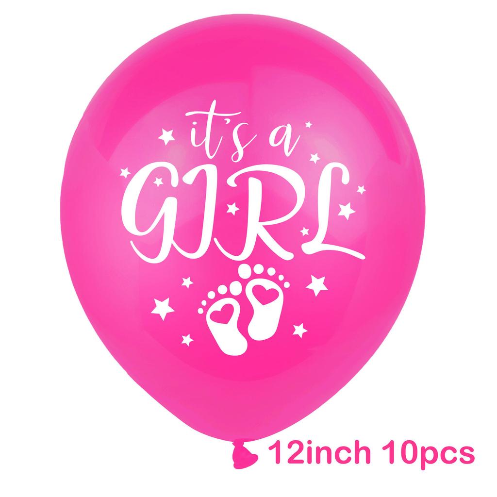 Детский душ с указанием пола, украшения для вечеринки, воздушные шары с блестками для девочек и мальчиков It'SA 