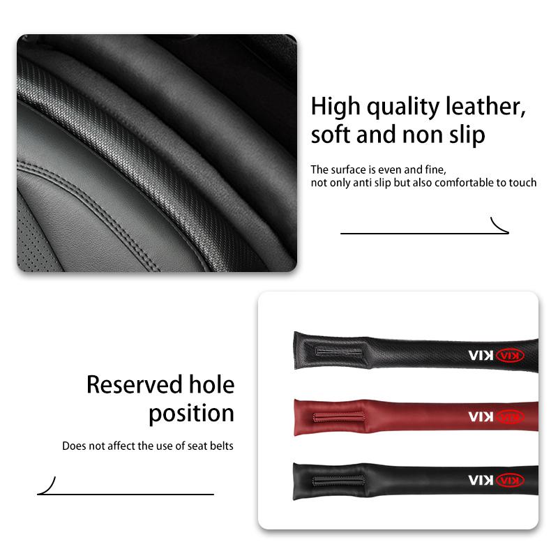 JRIH3 Car Seat Gap Plug Seam Filling Anti-Leakage Seat Side Slot Strip Pads For KIA Ceed Sportage Rio K5 K2 Optima Cerato Venga Sedona