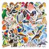 50Pc Watercolor Bird Art Stickers Skateboard Stickers Extreme Sports Stickers Trolley Case Guitar Mug Notebook Trend Stickers