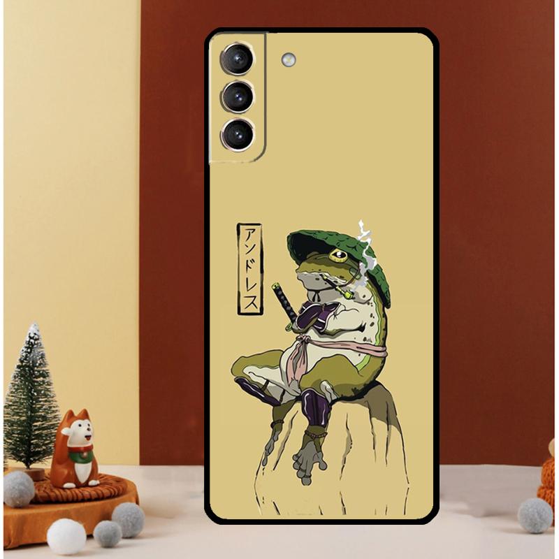 Милый Мультяшный Чехол-Лягушонок Для Samsung Galaxy S25 S26 Ultra S21 S22 S20 S23 S24 Ultra S10 Plus S25 FE Чехол Funda