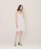 Aiseugadeuneiogongpal Cross-Stitch Floral Print Dress