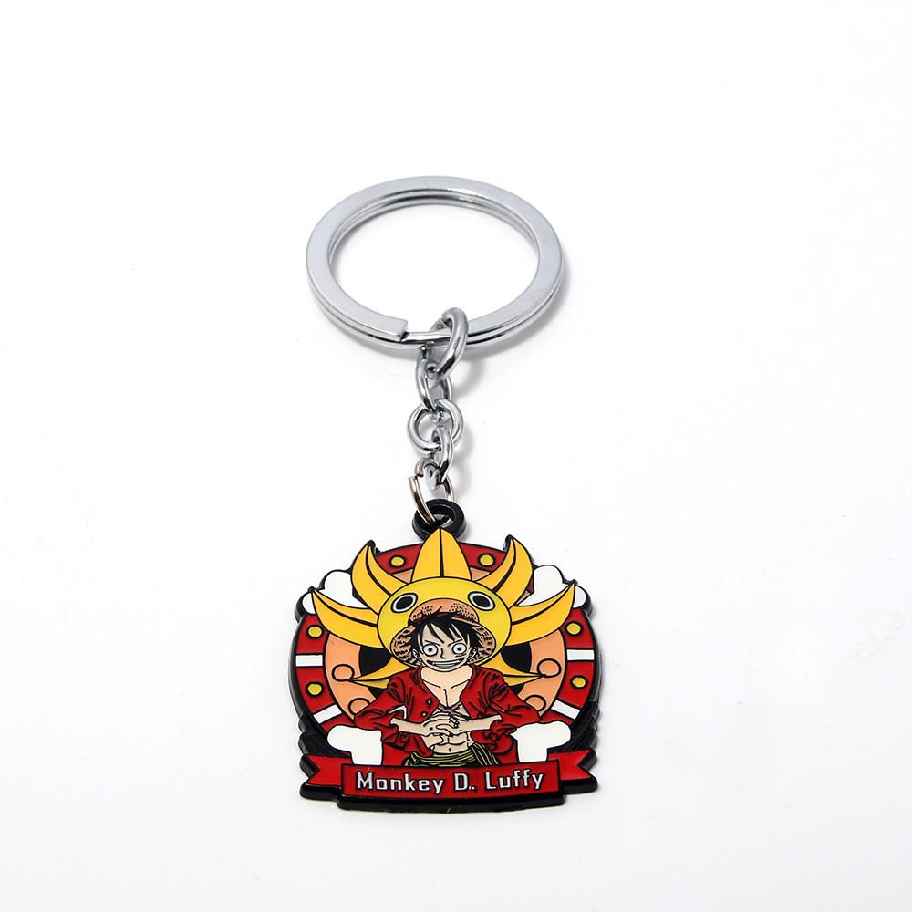 Ключница One Piece Monkey D Luffy Металлический кулон В качестве подарка и сувенира
