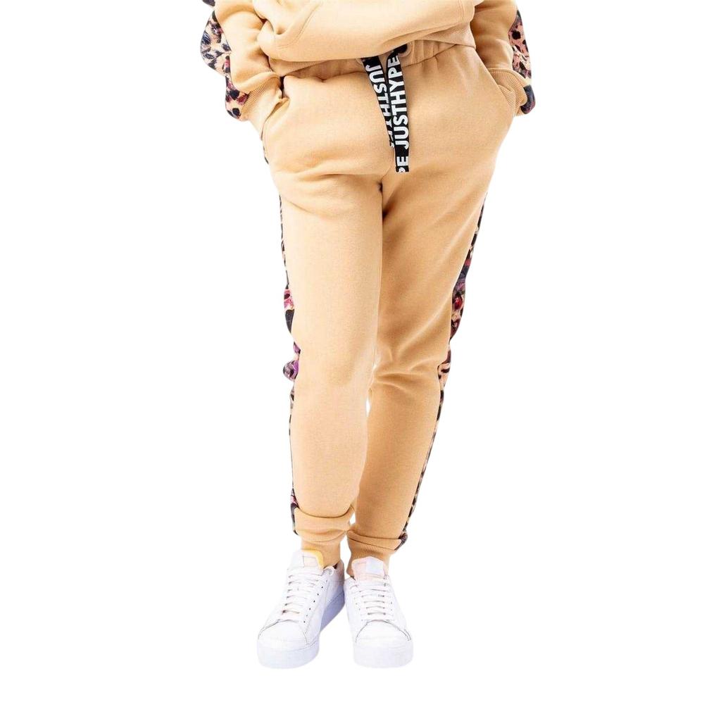 Hype Womens/Ladies Woven Animal Print Joggers