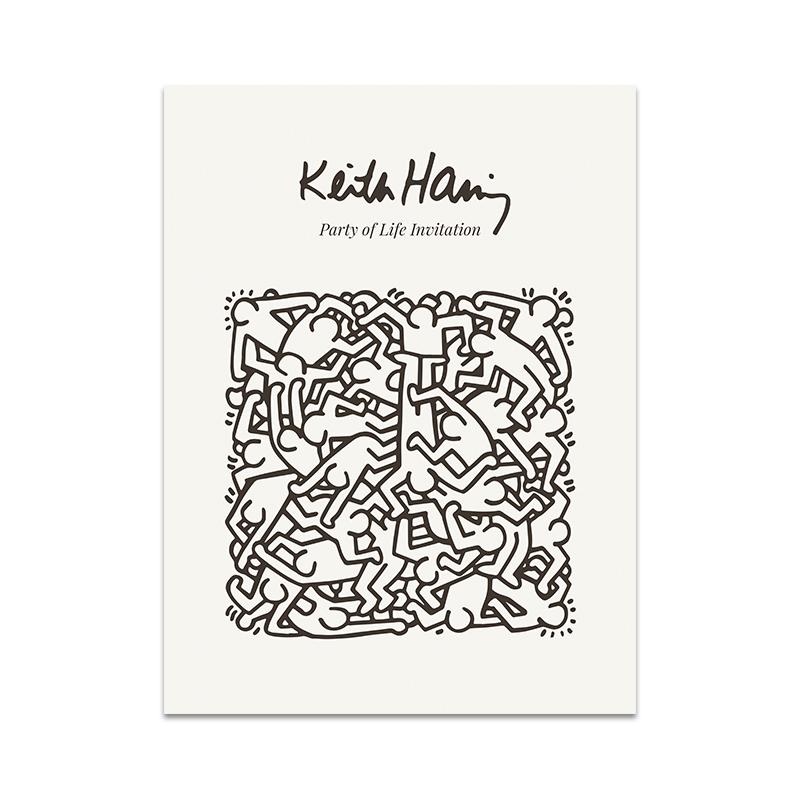 Кит Арт Выставка Постер Винтаж Поп Холст Живопись Галерея Настенное Искусство Картины Пиза Абстрактный Принт Домашний Декор Для Гостиной