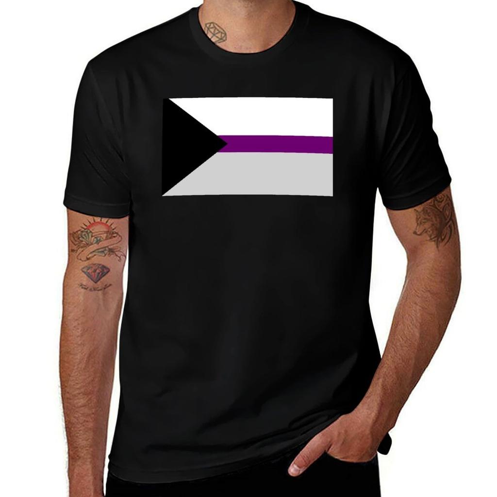 Demisexual Pride Flag Tshirt Gym Wear Breathable Short Sleeve Tee