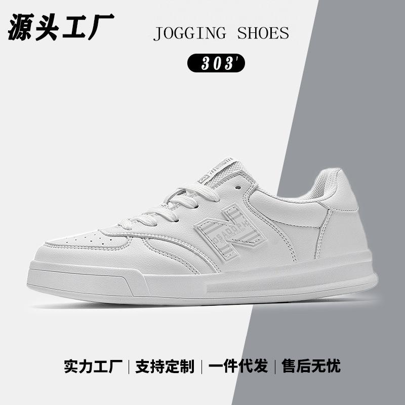 Shoes men's nb spring and autumn cool running sports and leisure board shoes little white shoes couple shoes